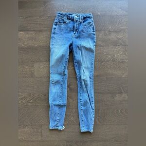 Good American Good Waist Skinny Medium Blue (0/25) Jeans